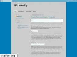 Sites similar to fplweekly2015.blogspot.com