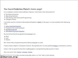 Sites similar to fponzi.me