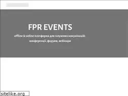 Sites similar to fprevents.com