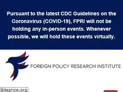 Sites similar to fpri.org