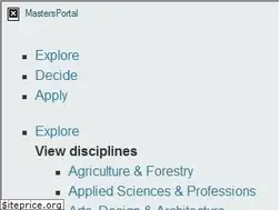 Sites similar to fr.mastersportal.eu