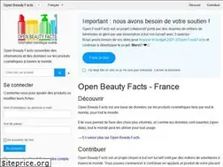 Sites similar to fr.openbeautyfacts.org