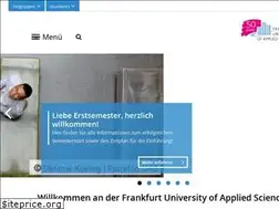 Sites similar to fra-uas.de