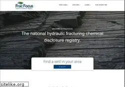Sites similar to fracfocus.org