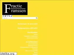 Sites similar to fractiefranssen.nl
