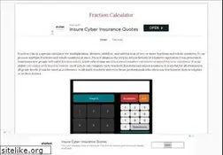 Sites similar to fractioncalc.com