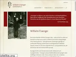 Sites similar to fraenger.net