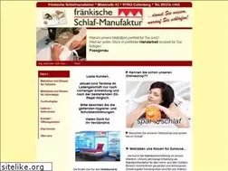 Sites similar to fraenkische-schlafmanufaktur.de