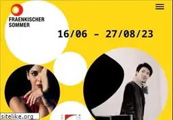 Sites similar to fraenkischer-sommer.de