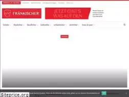 Sites similar to fraenkischer.de