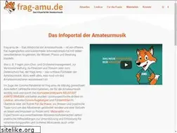 Sites similar to frag-amu.de
