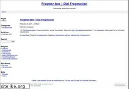 Sites similar to fragmanlarr.wordpress.com