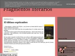 Sites similar to fragmentosdeliteratura.blogspot.com