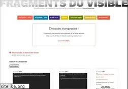 Sites similar to fragmentsduvisible.org