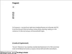 Sites similar to fragosti.com