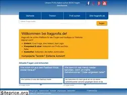 Sites similar to fragprofis.de
