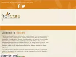 Sites similar to frailcare.co.za