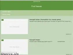 Sites similar to frailleaves.com