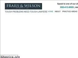 Sites similar to frailswilsonlaw.com