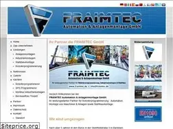 Sites similar to fraimtec.de