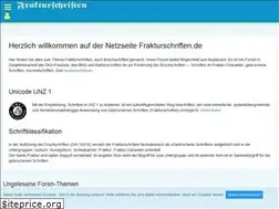 Sites similar to frakturschriften.de
