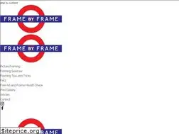 Sites similar to framebyframe.co.nz