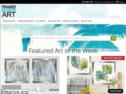 Sites similar to framedcanvasart.com
