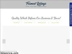 Sites similar to framedlistings.com