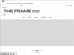 Sites similar to frameworkshop.co.nz