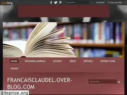 Sites similar to francaisclaudel.over-blog.com