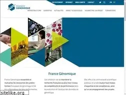 Sites similar to france-genomique.org