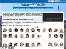 Sites similar to france-presidentielle.fr