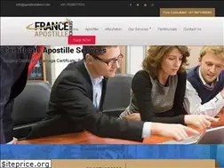 Sites similar to franceapostilleservices.com