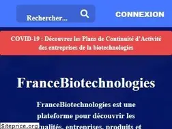Sites similar to francebiotechnologies.fr