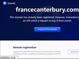 Sites similar to francecanterbury.com