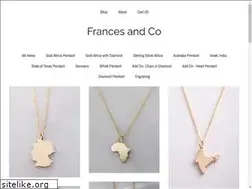 Sites similar to francesandco.com