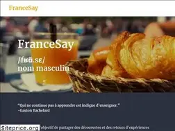 Sites similar to francesay.com