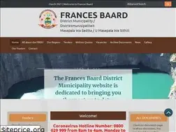 Sites similar to francesbaard.gov.za