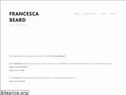 Sites similar to francescabeard.com