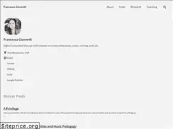 Sites similar to francescagiannetti.com