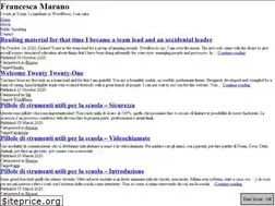 Sites similar to francescamarano.com
