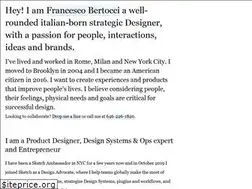 Sites similar to francescobertocci.com