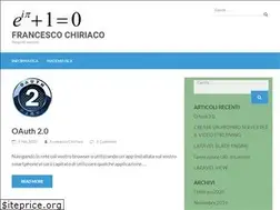 Sites similar to francescochiriaco.it