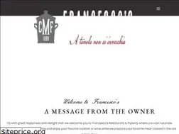 Sites similar to francescos-suffield.com