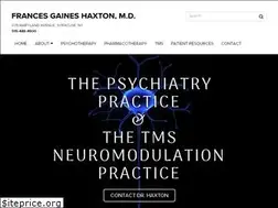 Sites similar to franceshaxtonmd.com