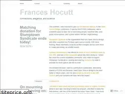 Sites similar to franceshocutt.com
