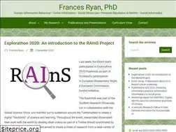 Sites similar to francesryanphd.com