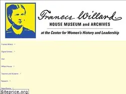 Sites similar to franceswillardhouse.org