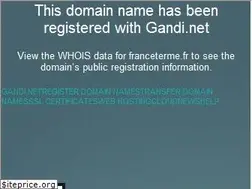 Sites similar to franceterme.fr
