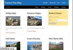 Sites similar to francethisway.com